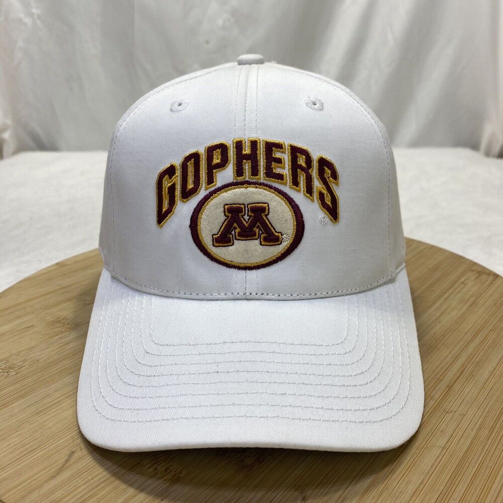 Minnesota Golden Gophers Hat Snapback Cap White Maroon Gold NCAA New Men's OSFA